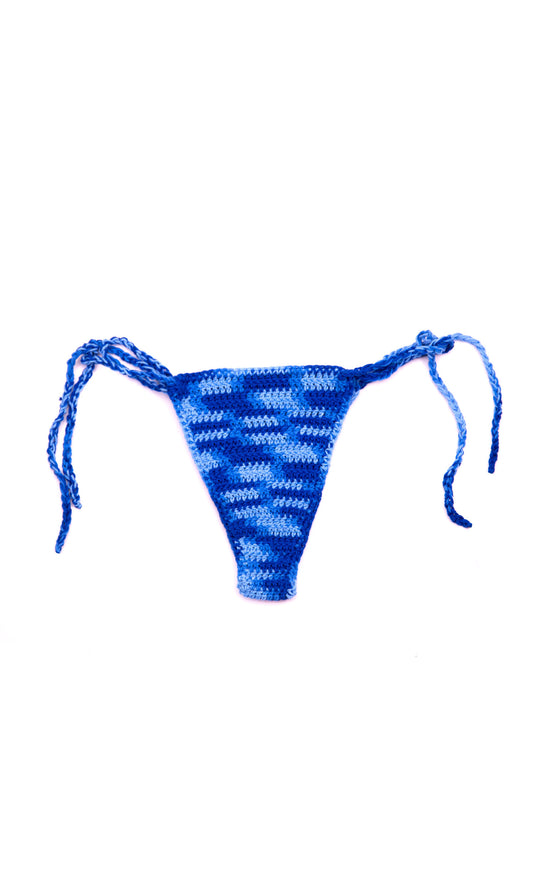 Blue Multi Bikini Bottom