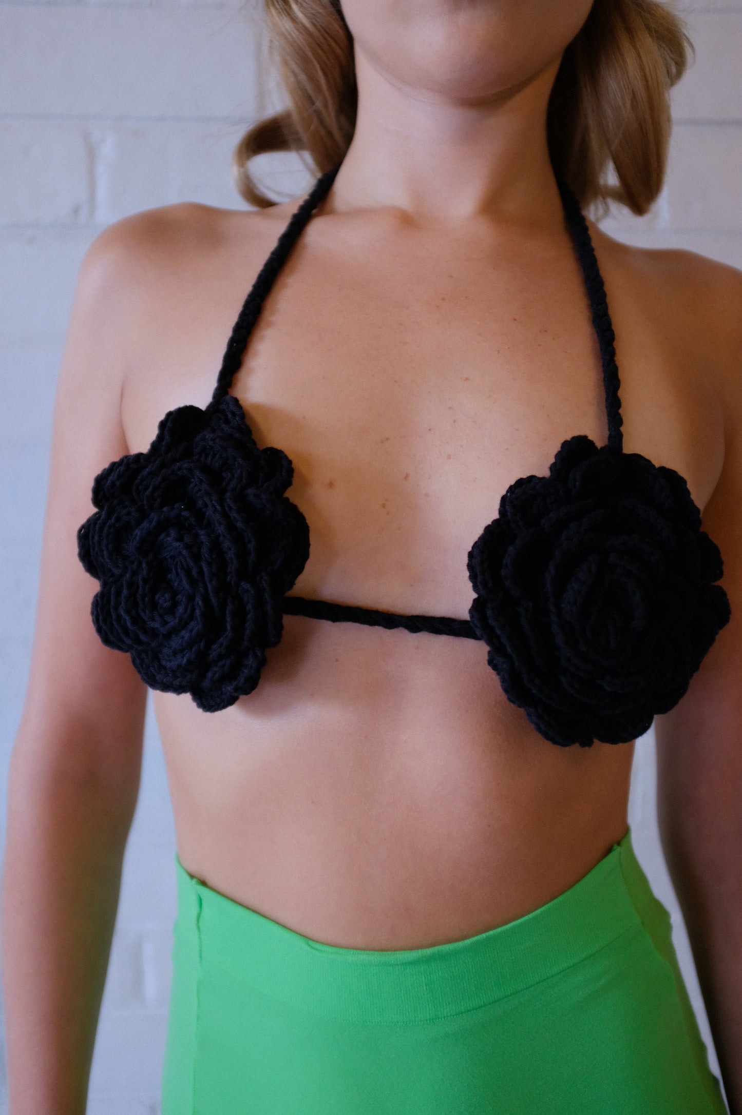 Black Flora Top