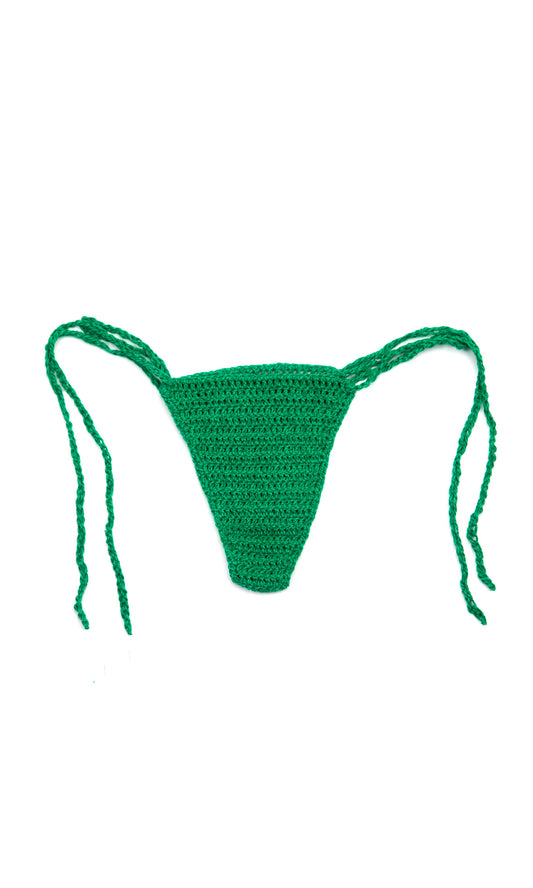 Green Multi Bikini Bottom